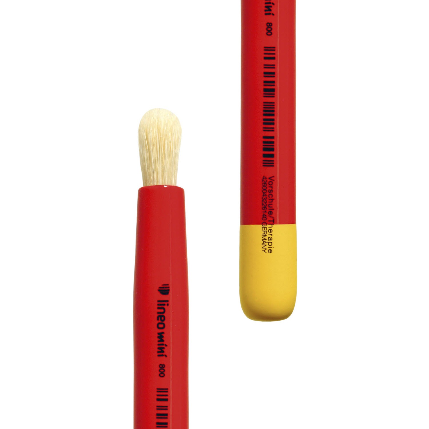 Stencil Brush, round - Natural Bristle - lineo1911 - Shop